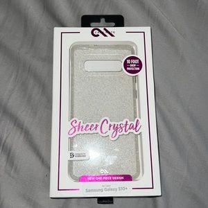 New Casemate Sheer Crystal Glitter Case for Samsung Galaxy s10+